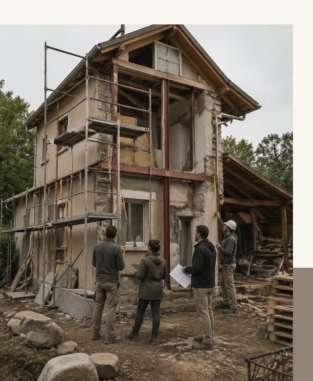Реконструкция загородного дома под ключ в Североуральске от бюро