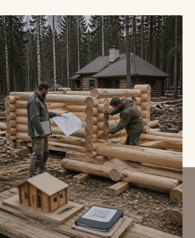 Проектирование и строительство домов из бревна в Североуральске